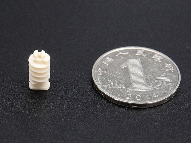 99.7% Alumina ceramic injection moulding threaded rod