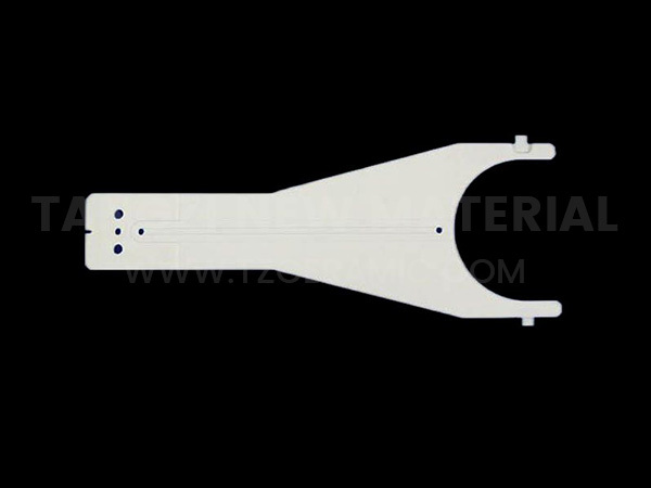 Alumina semiconductor ceramic arm