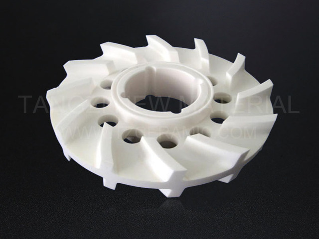 Alumina precision flange