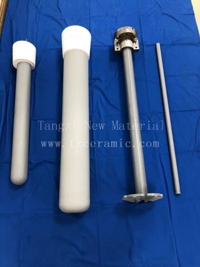 Silicon nitride /Si3N4 protective tube