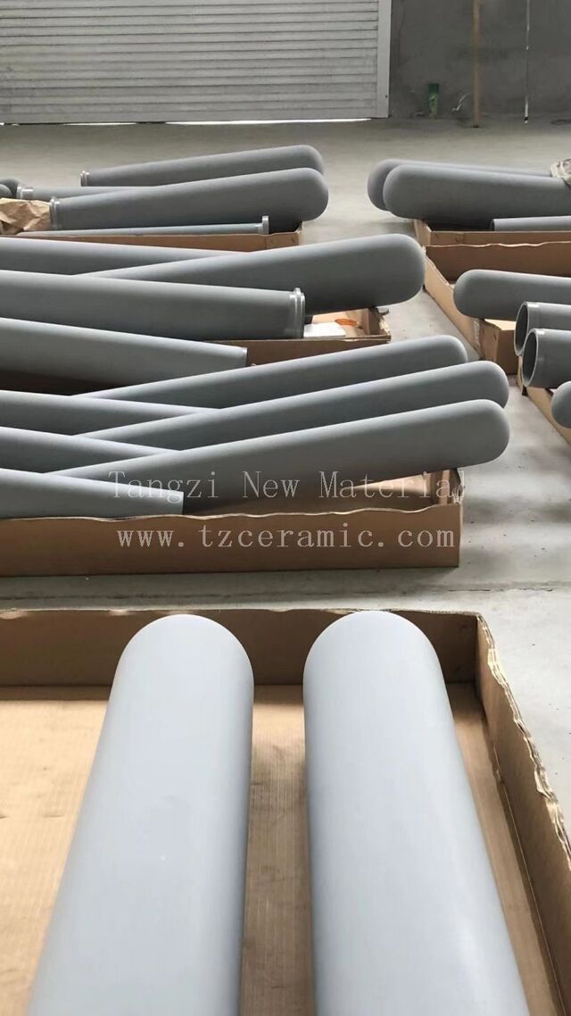 Silicon nitride /Si3N4 protective tube