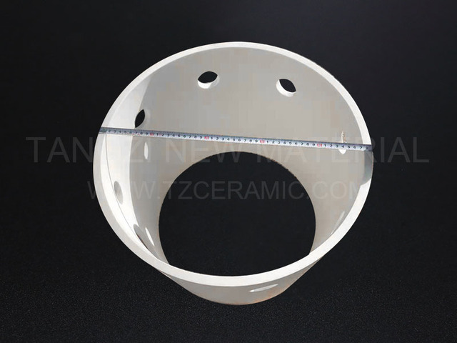 Alumina large ceramic cylinder