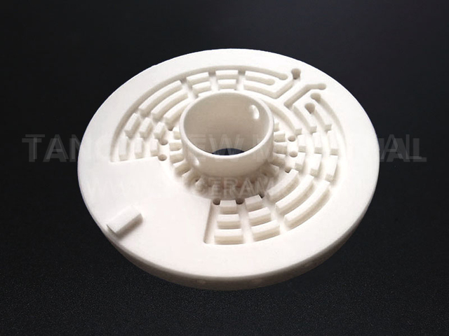 Alumina precision flange