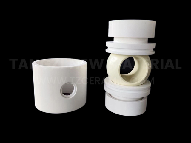 Alumina ceramic ball valve