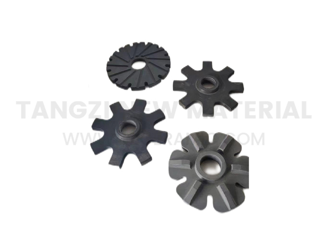Silicon nitride degassing rotor
