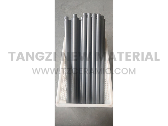 Silicon nitride thermocouple protection tube