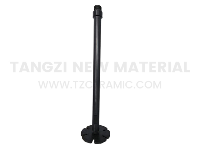 Silicon nitride degassing rotor