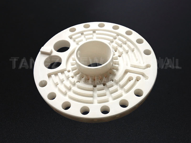 Alumina precision flange