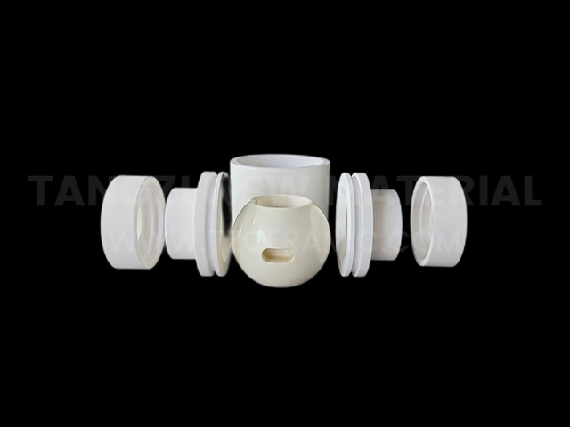 Alumina ceramic ball valve