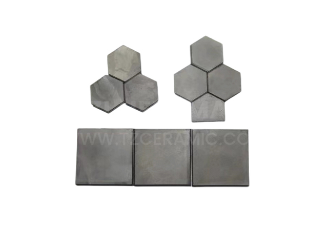 Silicon carbide ceramic bulletproof plate