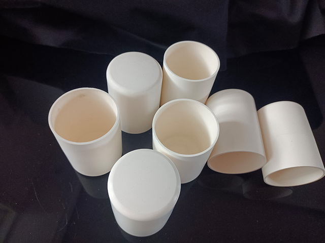 Zirconia toughened by alumina crucible（ZTA ceramic crucible）