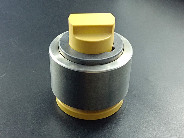 Magnesium stabilized zirconia plunger