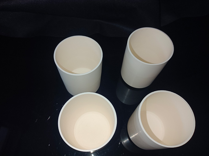Zirconia toughened by alumina crucible（ZTA ceramic crucible）
