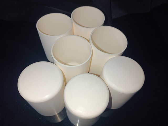 Zirconia toughened by alumina crucible（ZTA ceramic crucible）