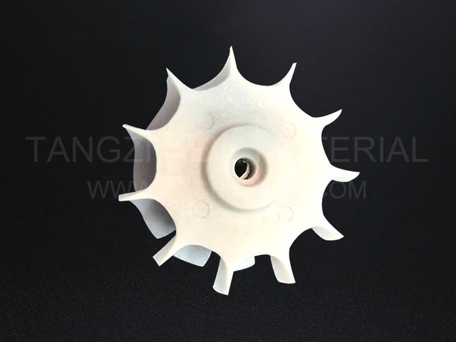 Aluminum nitride /ALN / AIN  finishing impeller  ceramic parts