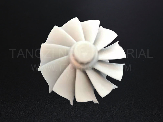 Aluminum nitride /ALN / AIN  finishing impeller  ceramic parts