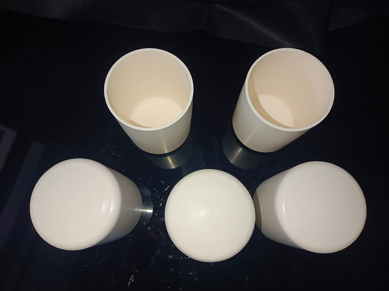 Zirconia toughened by alumina crucible（ZTA ceramic crucible）
