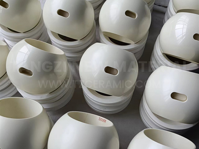 Alumina ceramic ball valve