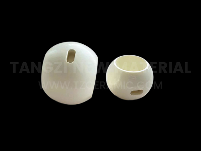 Alumina ceramic ball valve