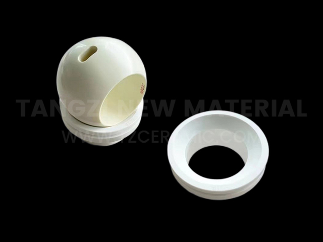 Alumina ceramic ball valve