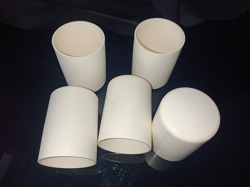 Zirconia toughened by alumina crucible（ZTA ceramic crucible）