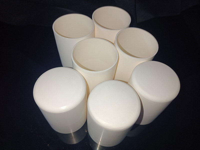 Zirconia toughened by alumina crucible（ZTA ceramic crucible）